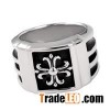 Modern Style Custom Stainless Steel Men Ring