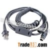For Datalogic PM9500 Keyboard Wedge PS2 3M Coiled Cable