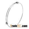 Stainless Steel Expandable Wire Bangle Bracelet
