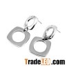 Fashion 316L Stainless Steel Drop Earring For Women