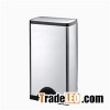 Stainless Steel Foot Pedal Kitchen Trash Dust Bin
