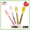 Plastic Melamine Colored Salad Dessert Forks