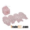 Pink Weding Favor Candy Boxes