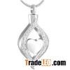 Stainless Steel Keepsake Cremation Urn Pendant
