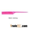 AK-8272 Tail Comb Amber Color Plastic Hair Comb