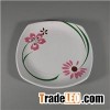 Hotel And Restaurant Used Square Melamine Salad Dish Plate