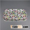 Promotion Melamine Rectangle Sandwich Tray With Beautiful Coloured Lamp