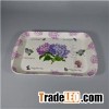 Shall Housewares Rectangular Melamine Handled Serving Tray