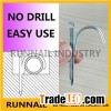 Hook Nails For Pipe, Special Hardened Treatment, Hard Body, No Drill, Easy Use, Time Saving , German