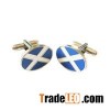 Personalized Gold Hard Enamel Mens Designer Cufflinks