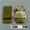 Personalized Gold Metal Brushed Stainless Steel Money Clips