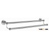 Zinc double towel bar
