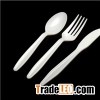 Colored Plastic Flatware Disposable Plastc Cutlery