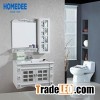White PVCMirror  Bathroom  Cabinet