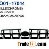 Accent 2000 Automotive Grille, Grille Chrome, Grille Black (86560-25000, 86560-25000, 86560-1A000, 8