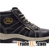 Safety Shoe Injection Craft Black Leather