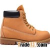 Safe Work Shoe Steel Toe Upper Leather