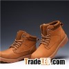 Rubber Sole Upper Leather Safety Shoes
