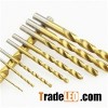 TiN Coated HSS Straight Shank Twisted Drill Bits