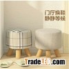 Wood Cloth Stool