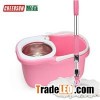 Pink Hand Press Spin Mop