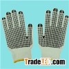 7G Polycotton PVC Dotted Glove