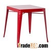 Metal Top Dining Table