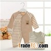100% Organic Cotton Certified Striped Baby Romper, Eco-friendly Cosy Baby Onesie