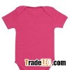 Cotton Bamboo Plain Color Short Sleeve Baby Romper Made In China