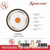 64 CU Braiding CCTV RG6 Cable with High Quality HPE, 1.02mm conductor