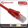 C&E 1-Feet Premium Ultra CAT6 550 MHZ Flat Patch Cable, Red