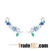 925 sterling silver Alice and Flowers series full up fashion