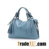 Womens Satchel Pebbled Leather Swagger Carryall Purse Handbag