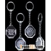 led light 3d laser engraving crystal keychain