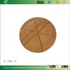 TF063/ Round Bamboo Pizza Board, Pizza Serving Board