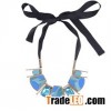 Jewellery,fashion necklace, blue acrylic necklace