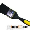 Pure Black Bristle Paint Brush With TPR Handle