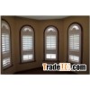 Arch Shutters basswood shutters