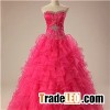 Princess Pink Organza Quinceanera Dresses QD1602