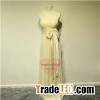 Pleated Champange Chiffon Bridesmaid Dresses BM1538