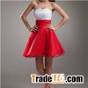 Red Organza Short Cocktail Dresses CD1606