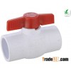 UPVC COMPACT BALL VALVE WHITE COLOR