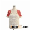 Summer Short Sleeve Hand Crocheted Sweater