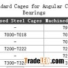Single Row Angular Contact Ball Bearings