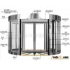 Two-wing Automatic Revolving Door