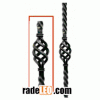 Wrought iron Baluster