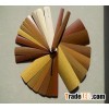 Wood color aluminum slats