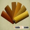 Wood color venetian blind slats
