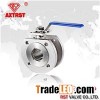 Stainless Steel Standard Italian API Wafer Type Ball Valve With ISO5211 Direct Mounting Pad