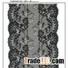 Floral Wide Black Lace Trim (J1022)